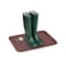 Fleming Supply All Weather Boot Tray Water Resistant Plastic Shoe Mat for Indoor and Outdoor Use, (Brown, Small) 455848RLO - alternate 1